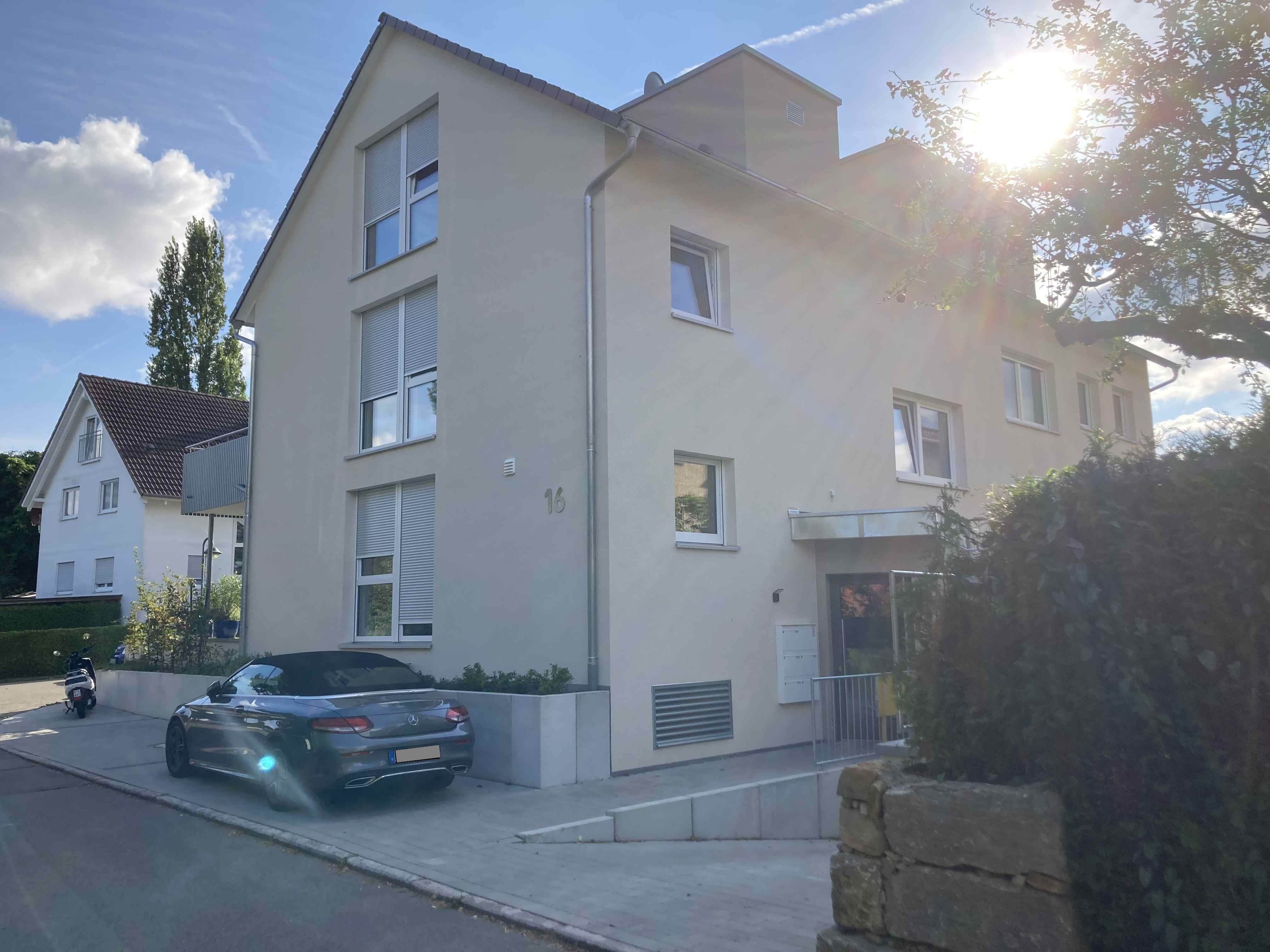 5-Familienhaus Pliezhausen: Außenansicht Nord-Ost